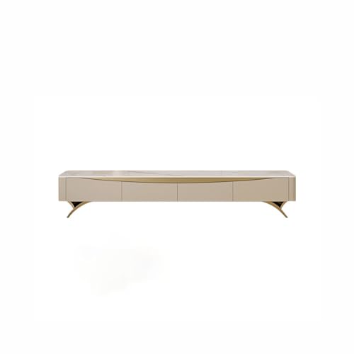 Tv Stand Tv Table Stand Modern Simple Light Luxury Slate Minimalist Living Room Home high-end TV Cabinet Tv Stands for Living Room(200X40X40CM)