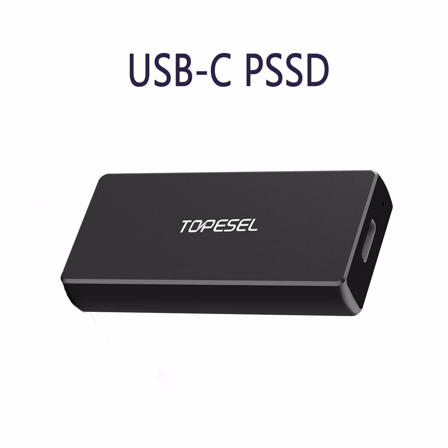 250 GB 3.1 Mini External Portable Solid-State Drive TOPESEL USB-C Portable SSD Drive for Slide in Pocket