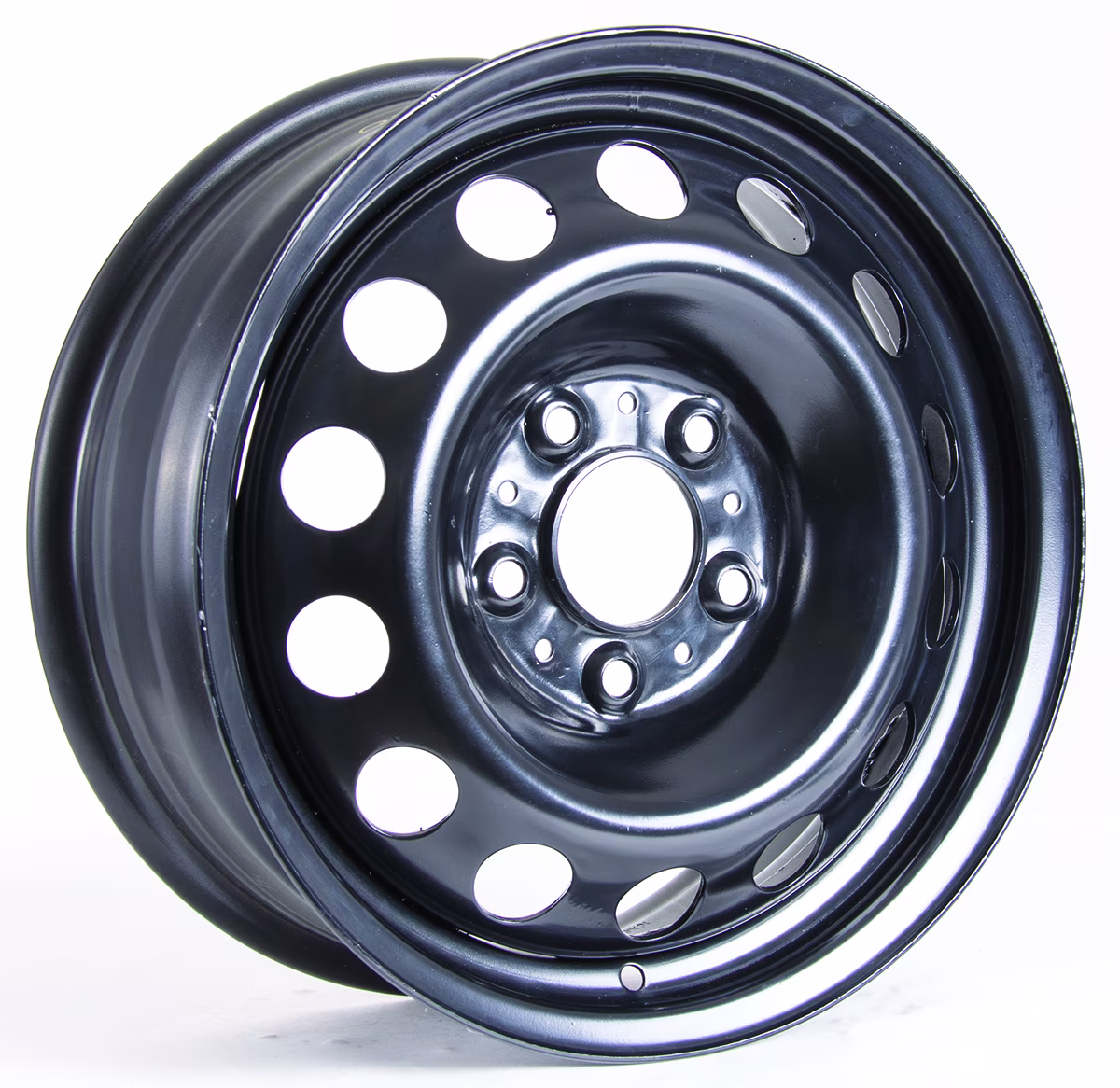 RTX Black Steel Wheels 16x6.5, 5x120 (45mm) Aftermarket Rim
