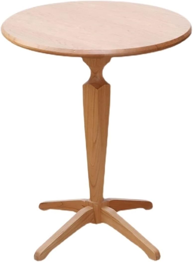 Coffee Table Side Table Round Side Table Retro Side Table Wooden Corner Table Creative Small Tea Table Balcony Living Room Bedroom, Wood Tea Table Sofa Table