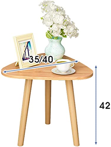 Wooden Triangle Table, Guest Room Storage Table, Exhibition Hall Shop Display Rack, Living Room Sofa Side Table, Window Sill Corner Table,B,35 * 42CM