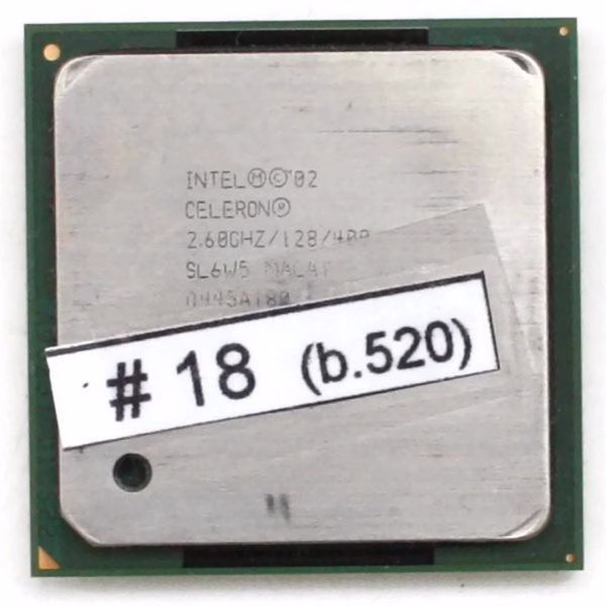 Cpu intel celeron 2.60ghz/128/400 sl6w5