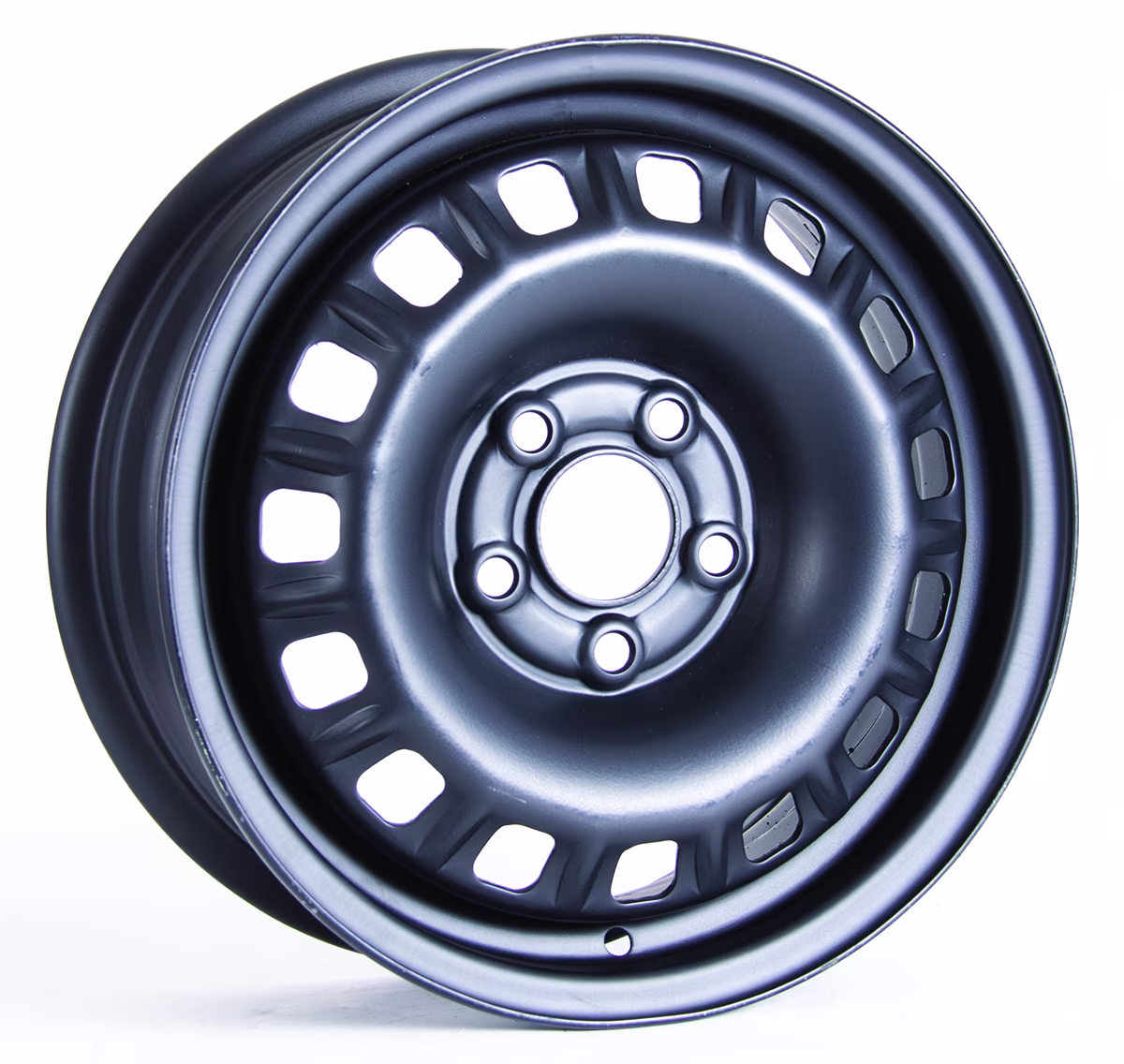 RTX Black Steel Wheels 14x5.5, 5x100, 41mm Multi Application Fitment