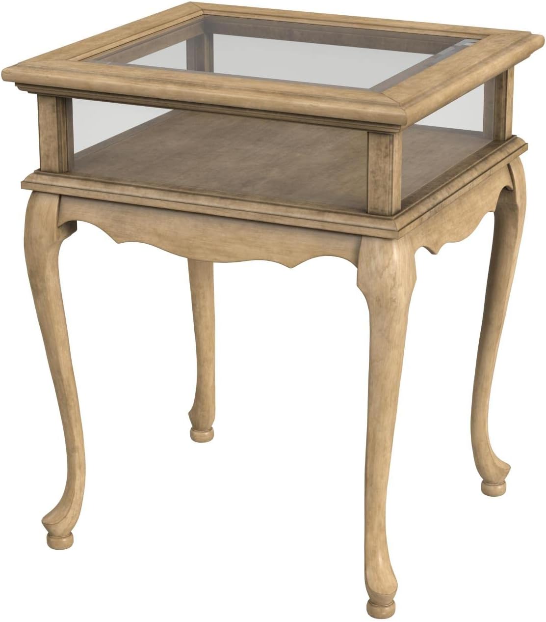 Butler Specialty Company Burton Antique Beige Curio Table