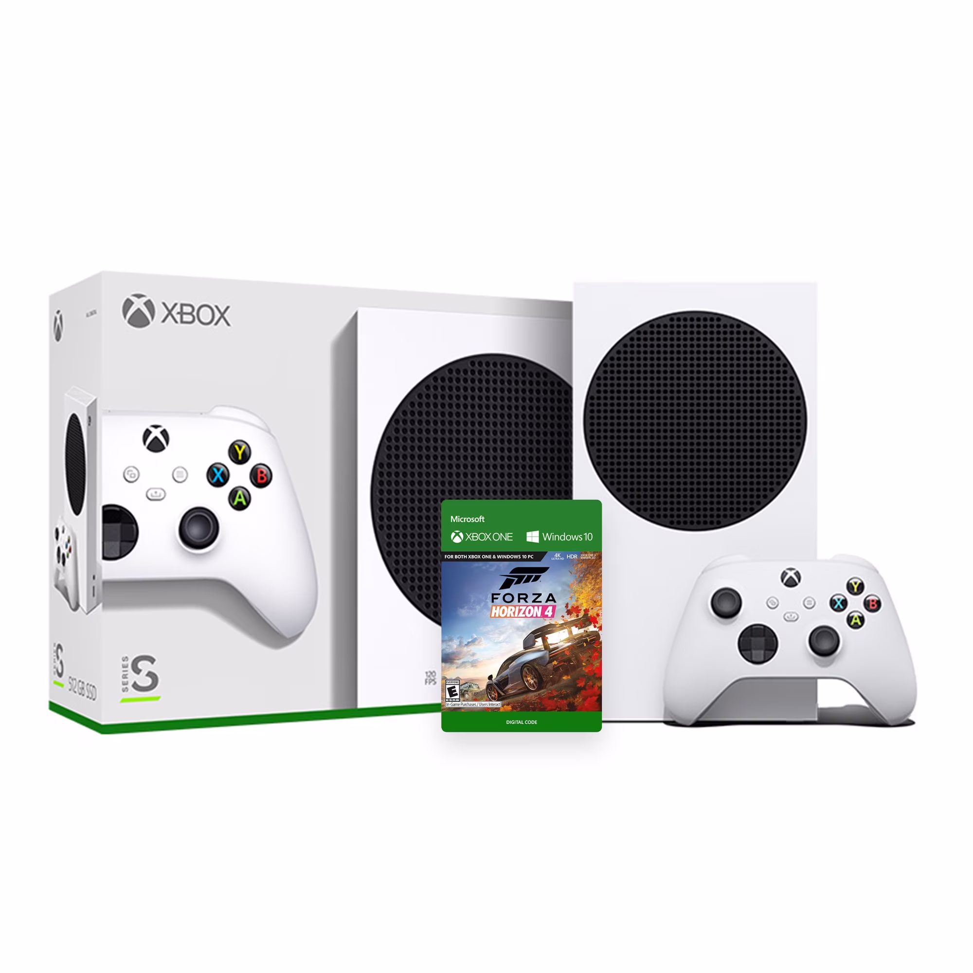 2020 Xbox 512GB SSD Console - White with Wireless Controller & Forza Horizon 4 Game