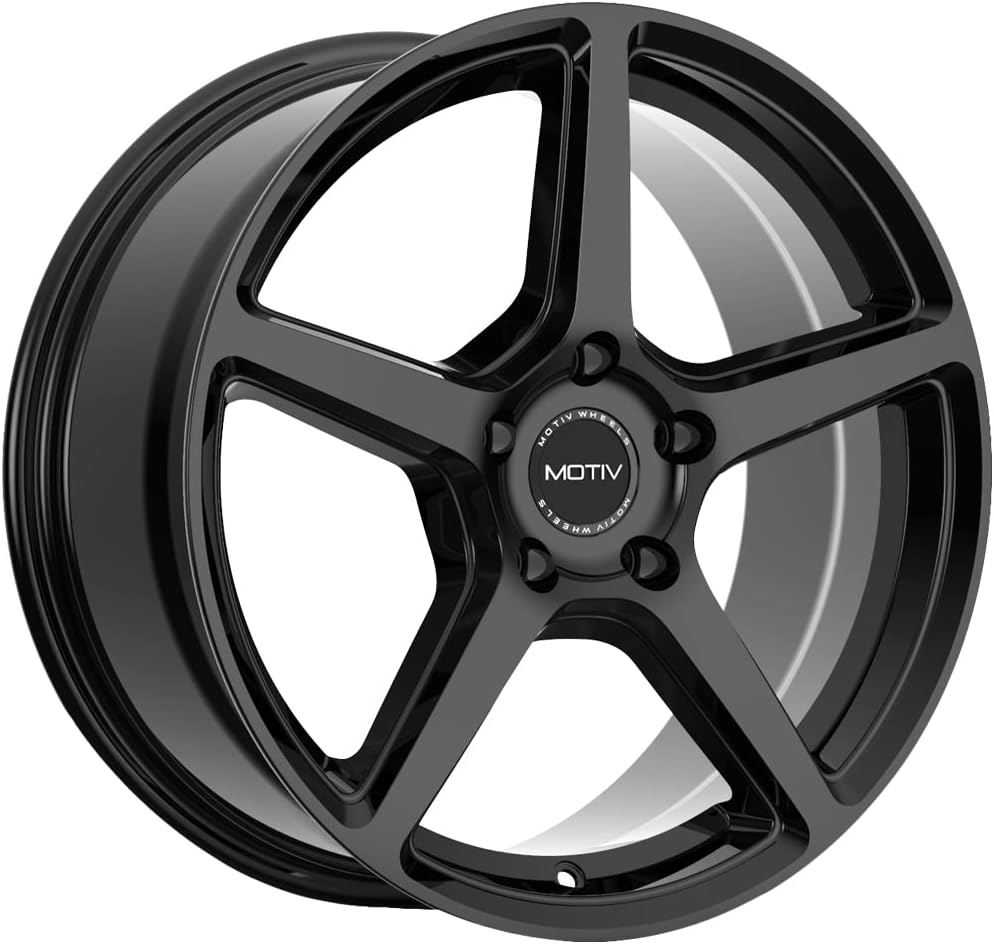 Motiv 433B Blade 16x7.5 5x120 +40mm Gloss Black Wheel Rim 16