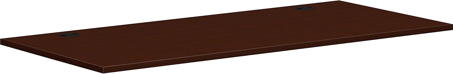 HON Mod Work Surface, 66 x 30, Mahogany Laminate