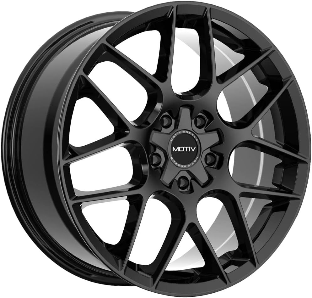 Motiv 435B Foil Gloss Black Wheel (18 x 8. inches /5 x 114 mm, 42 mm Offset)