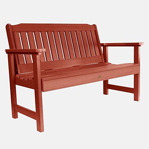 highwood Lehigh Garden Bench, 4 Feet, Woodland Brown