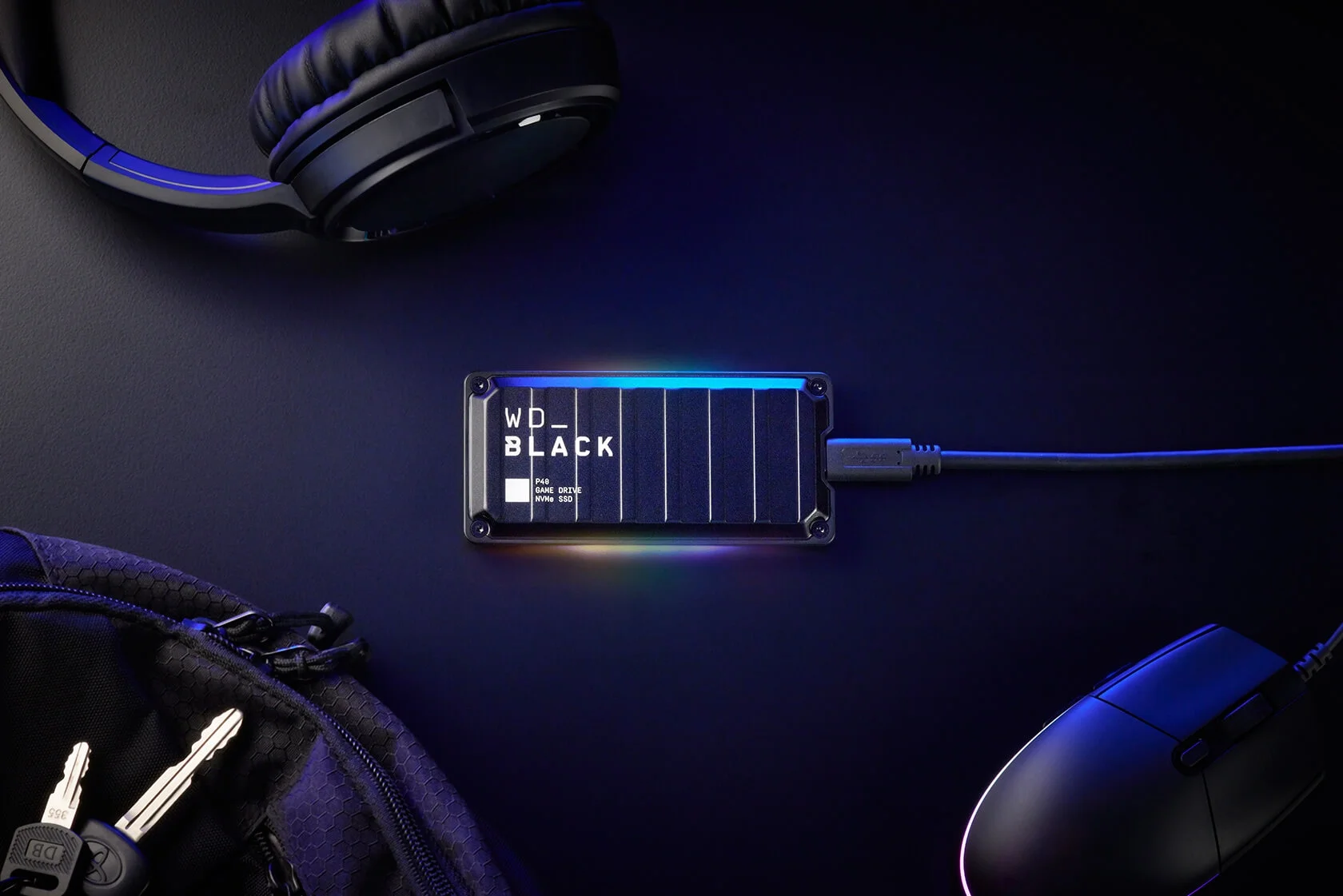 WD_BLACK 500GB P40 Game Drive SSD - Portable External Storage WDBAWY5000ABK-WESN