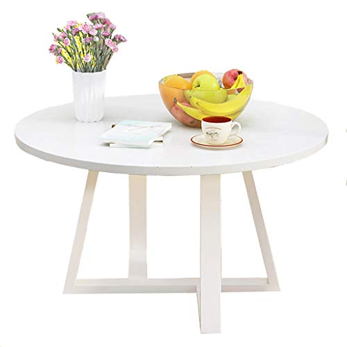 Office Coffee Table Living Room Home Round Coffee Table/Sofa Side Table/Ins End Table,Artificial Board +Steel Frame Corner Table,for Living Room, Bedroom, Balcony, 9 Colour (Color : A, Size : 60X45c