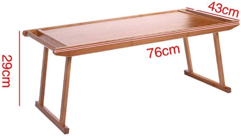 Side Table End Tables Living Room, Side Table with Storage Shelf, Wood Look Accent Industrial Home Furniture, Thicker MDF Board with Frame, Vintage (Size : 76CM) ()