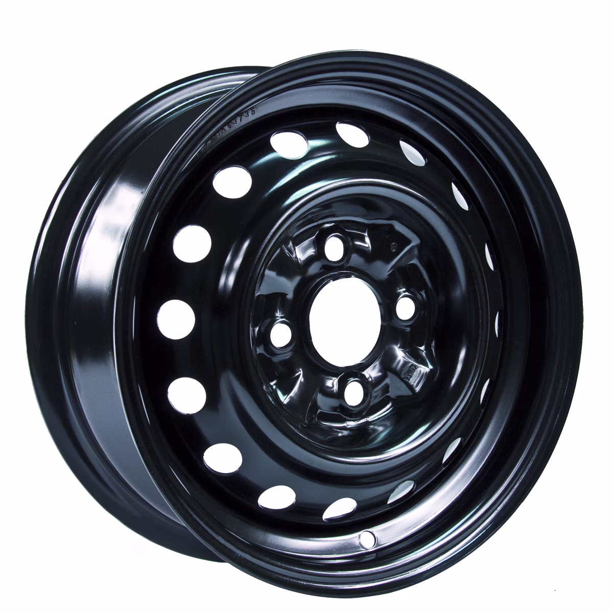 RTX 13x5 Black Steel Wheel 4x100 Offset 40mm