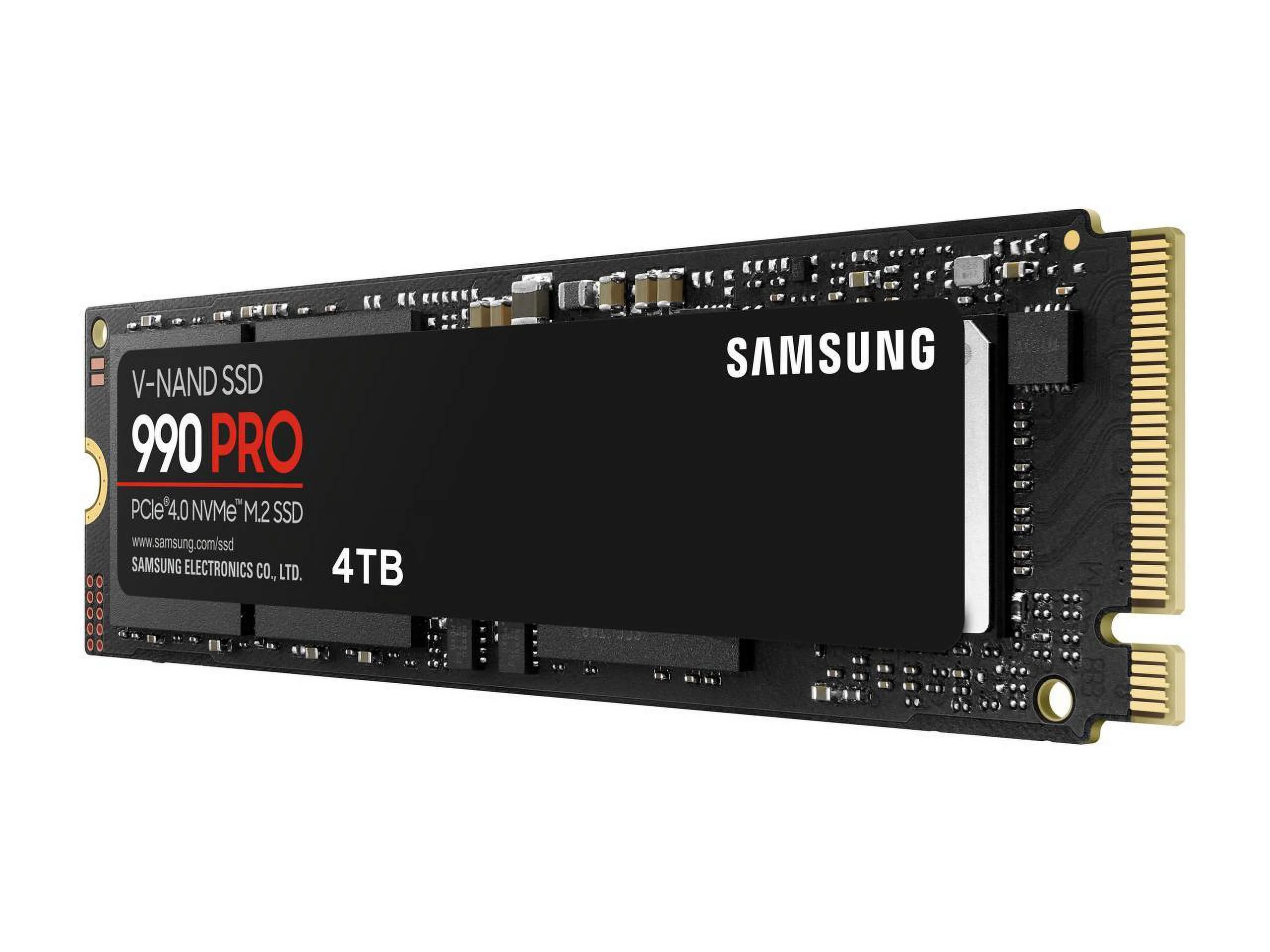 SAMSUNG 990 PRO M.2 4TB NVMe Internal SSD, PCI-E Gen 4.0 x4, Non-Heatsink, Model: MZ-V9P4T0B/AM