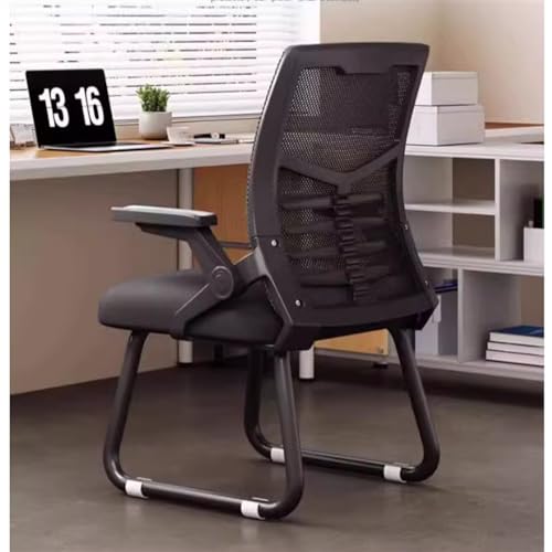 Ergonomic Desk Chair High Back Computer Chair Home Study Desk Chair Breathable Mesh Ergonomic Stool Office Chair Commercial Conference Chair Office Chair(Black)