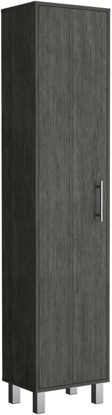 Tuhome Laska Storage Cabinet Engineered Wood Gray