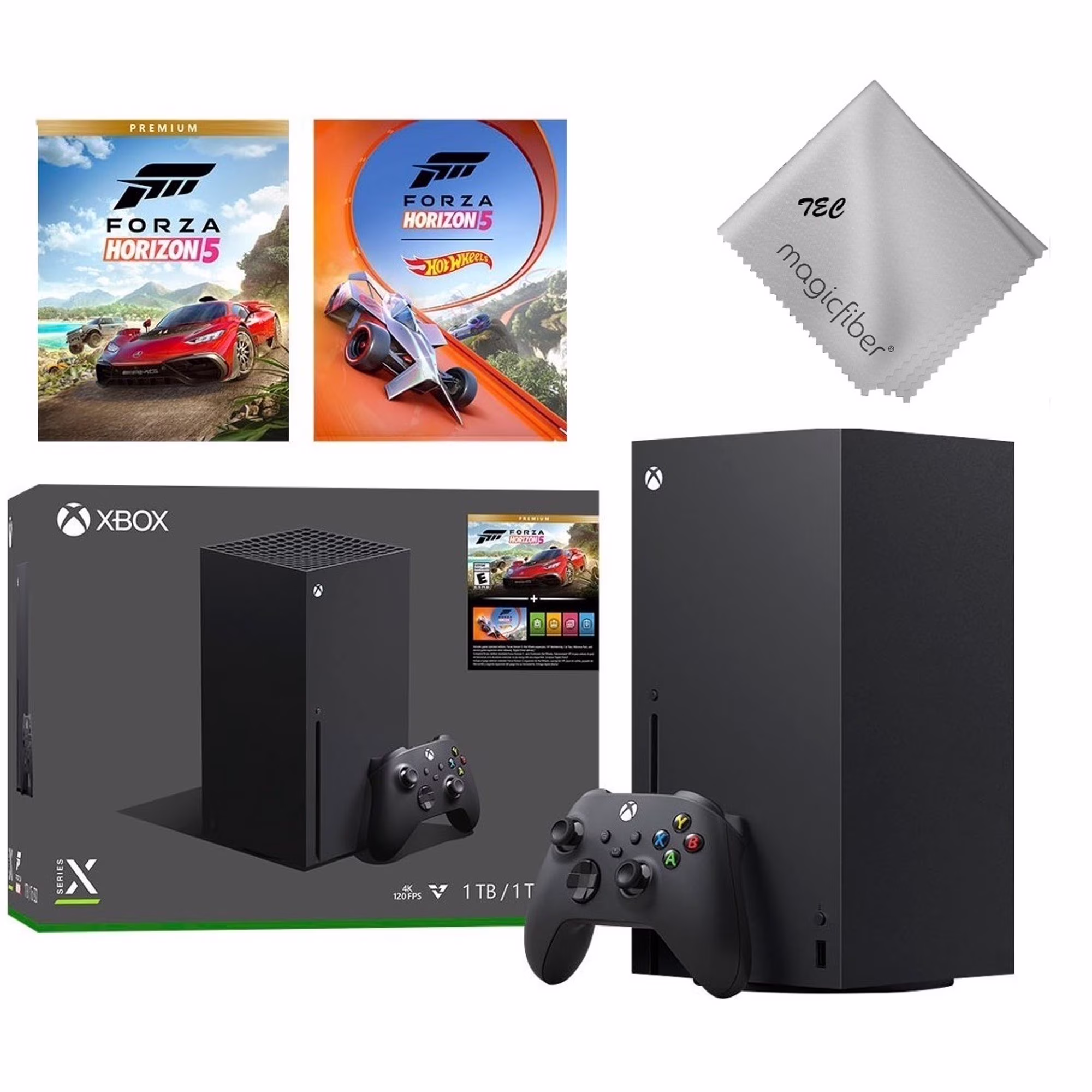 New Gen Microsoft Xbox Series X 1TB Black Gaming Console with Forza Horizon 5 Bundle