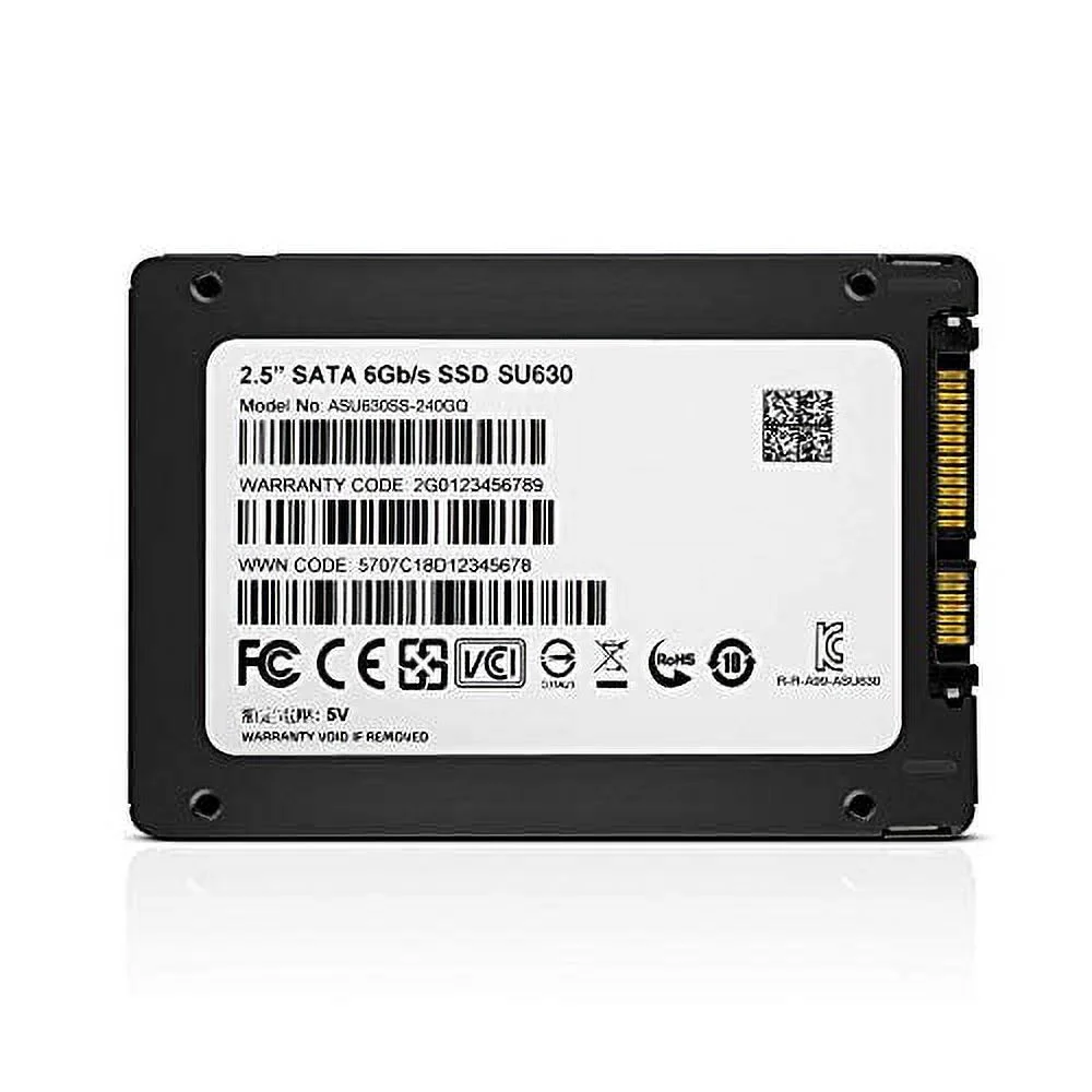 ADATA 240GB Solid State Drive (SSD), 2.5 SATA SU630 - ASU630SS-240GQ-R, Internal Hard Disk