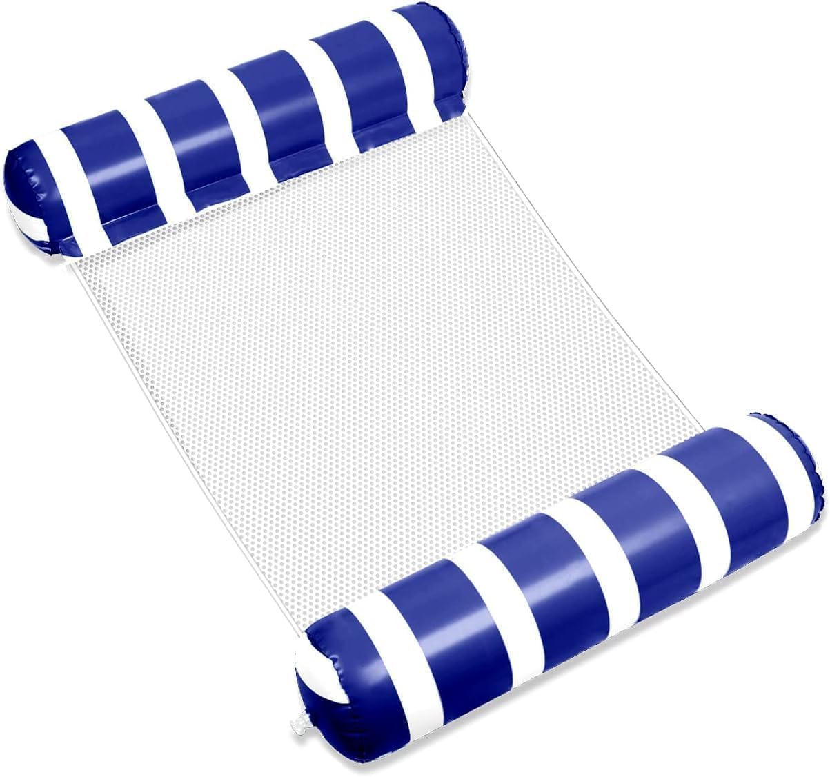 Inflatable Pool Floats Hammock, 4-in-1 Water Pool Floats Adult, Multi-Purpose Inflatable Hammock (Saddle, Lounge Chair, Hammock, Drifter), Pool Float for Swimming Pool, Beach, Rest, Outdoor