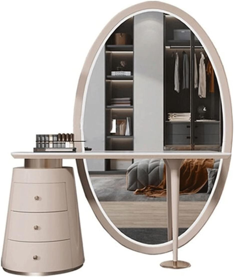 Vanity Set Luxury Dressing Table Modern High-end Sense Medium and Large Apartment Smart Dresser Table Set for Bedroom Furniture