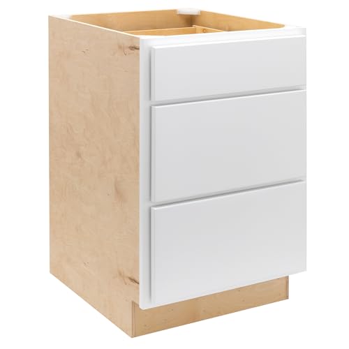 Quicklock RTA (Ready-to-Assemble) | Base Kitchen Cabinets - Shaker Style | Plywood Box Construction | Made in America (Magnetic Gray, 21