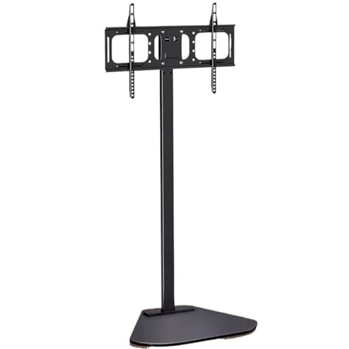TV Monitor Holder Rack Universal Floor TV Stand with Mount 120 Degree Swivel Height Adjustable and Space Saving Design for Most 30 to 86 inch LCD, LED OLED TVs TV Bracket(145cm)