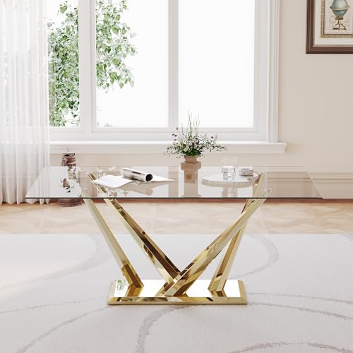 Luxury Glass Dining Table for 4-6, 63