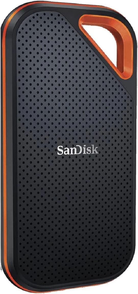 SanDisk 4TB Extreme External Portable SSD - Up to 1050MB/s - USB-C, USB 3.2 Gen 2 - SDSSDE51-4T00-AW25