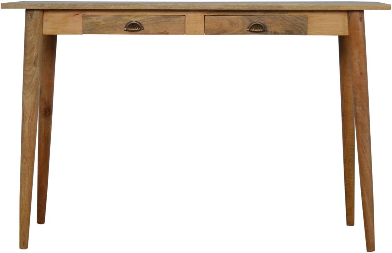 Artisan furniture Nordic Style Writing Desk with 2 Drawers