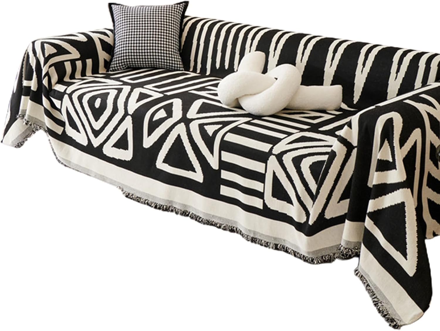 Chenille Sofa Slipcover Soft Cover Fabric Furniture Cover Home Decor Single Piece Anti-cat Scratch Sofa Blanket Slipcover For Sofa Home Product Sofa Cover For Different Sizes Fashionable Room