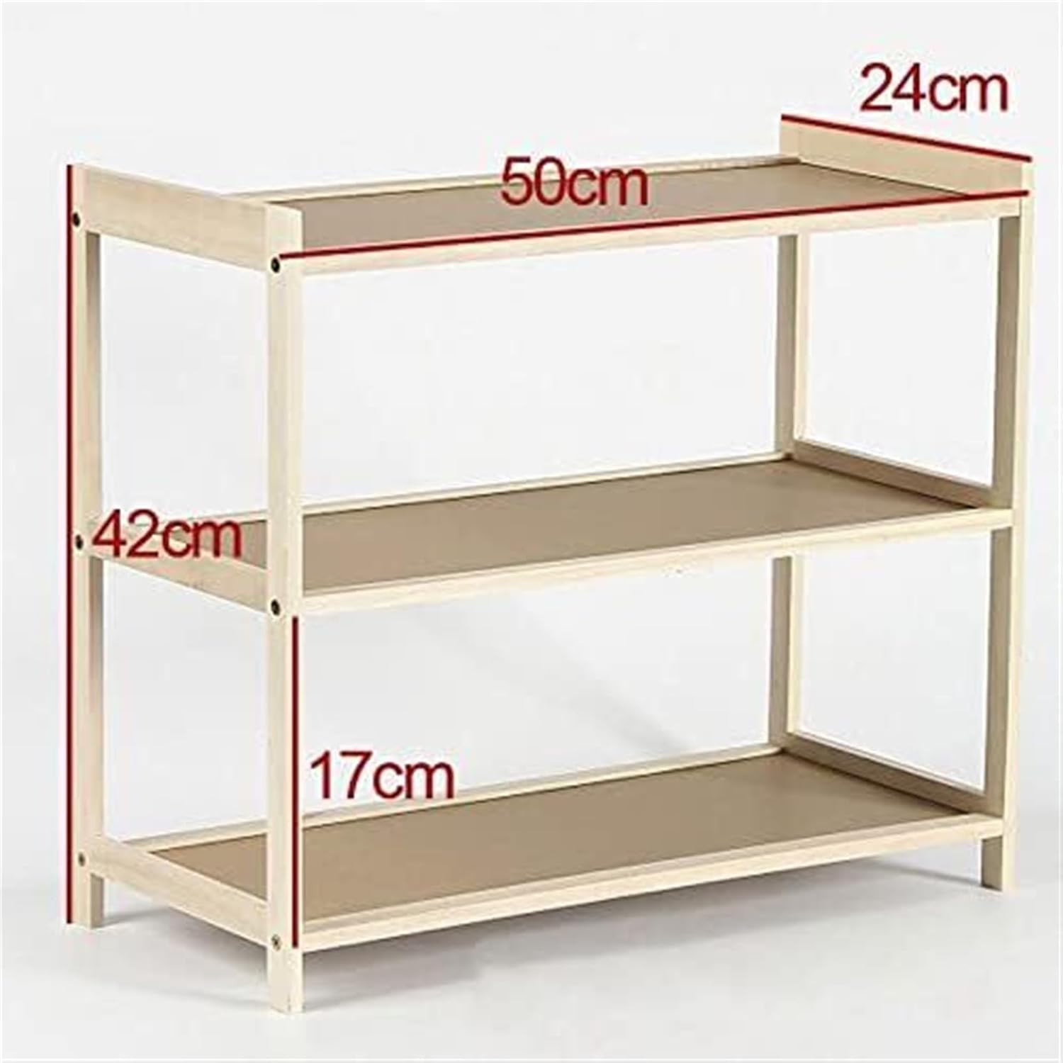 Shoe Rack Shoe Rack Multi-Layer Shoes Organizer Space-Saving Household Rack Economical Shoe-Shelf Shoe Cabinets Multifunctional (White 3 Liters)