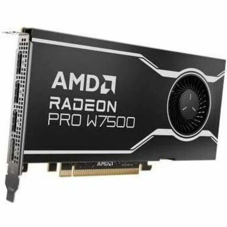 AMD Radeon Pro W7500 Graphics GPU, 8GB GDDR6, 128-bit, PCI Express 4.0 x8 Workstation Video Card