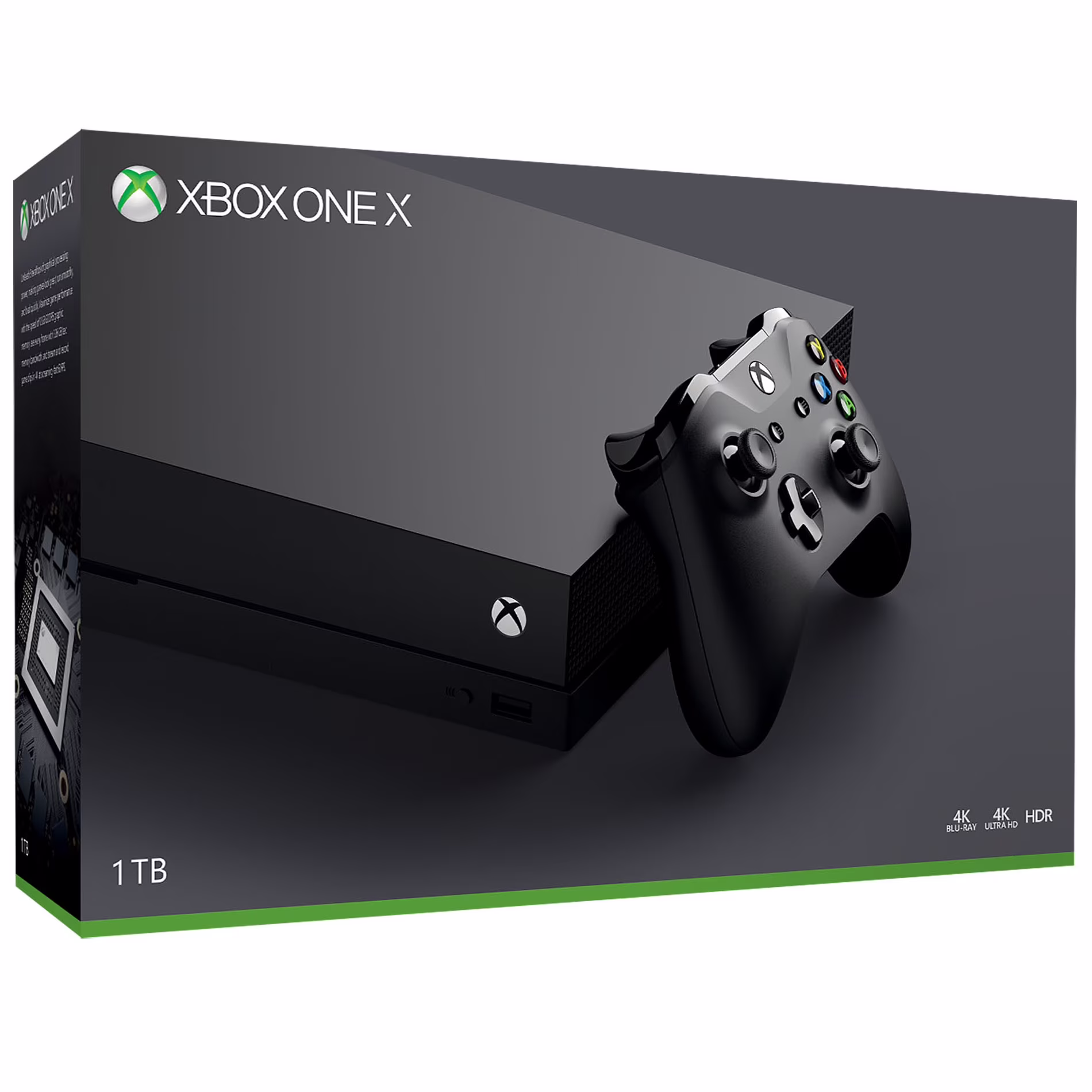 Free Shipping! Microsoft Xbox One X 1TB Console, 4K Gaming, CYV-00001, Black