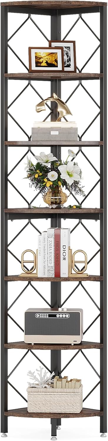 7-Tier Corner Shelf, 78.7