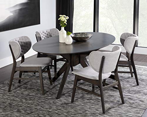 Sunpan Modern Dining Chair, Dark Grey