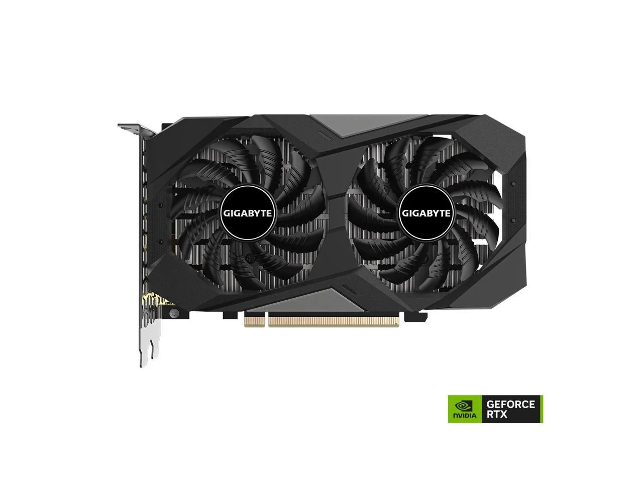 GIGABYTE WINDFORCE GeForce RTX 3050 6GB GDDR6 PCI Express 4.0 x8 ATX Video Card GV-N3050WF2OCV2-6GD