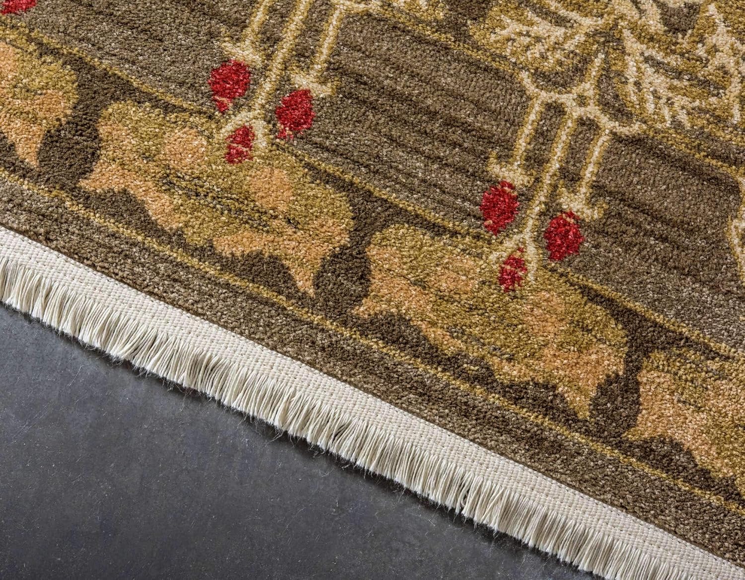 Unique Loom Edinburgh Collection Area Rug - Canmore (10' 6