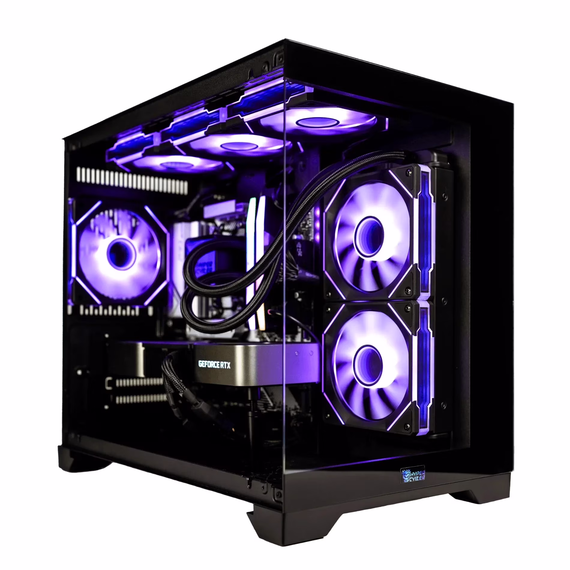 Hyper Cyber Rage | AMD Ryzen 9 9950X3D | NVIDIA GeForce RTX 5060 8GB | Gaming PC