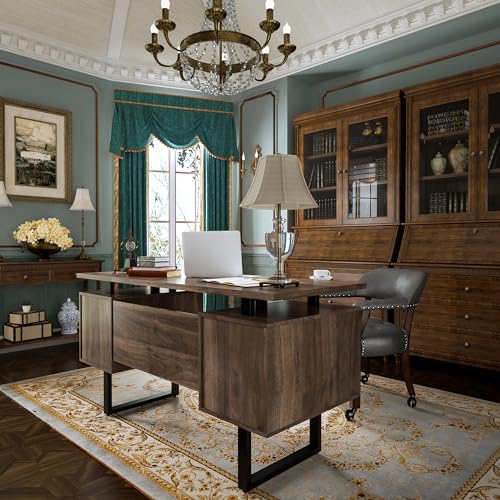 Home Office Computer Desk Chair Set, 59