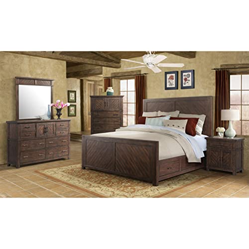 Picket House Furnishings Dex Platform Storage Bedroom Set Queen/4 Piece
