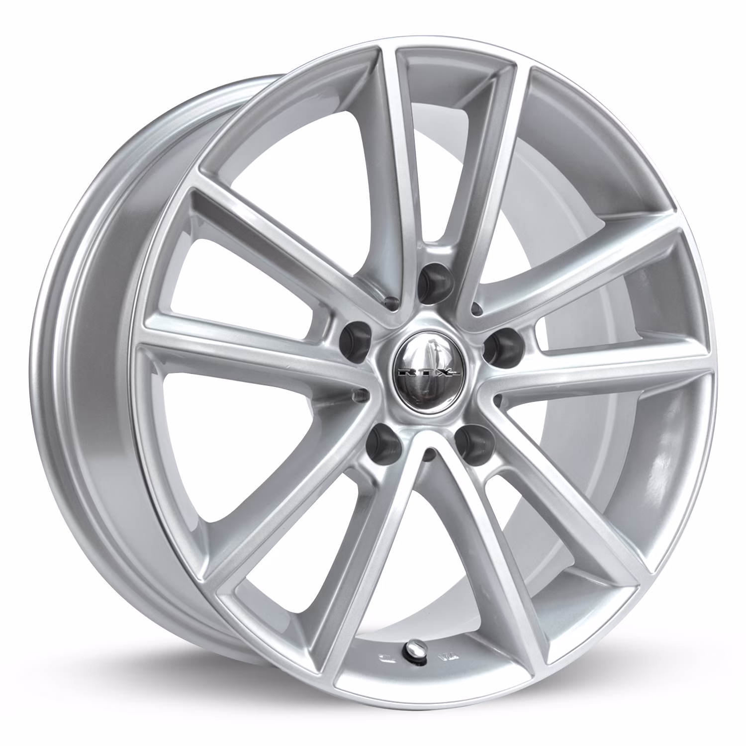 RTX Auburn 17x7.5 5x127 ET35 CB71.5 Silver Wheel