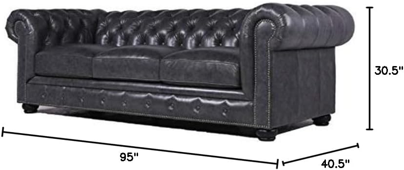 Brookfield Leather Chesterfield Sofa