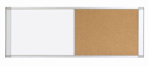 MasterVision Personal Cubicle Dry Erase White Board, Magnetic, Extra Wide, 14
