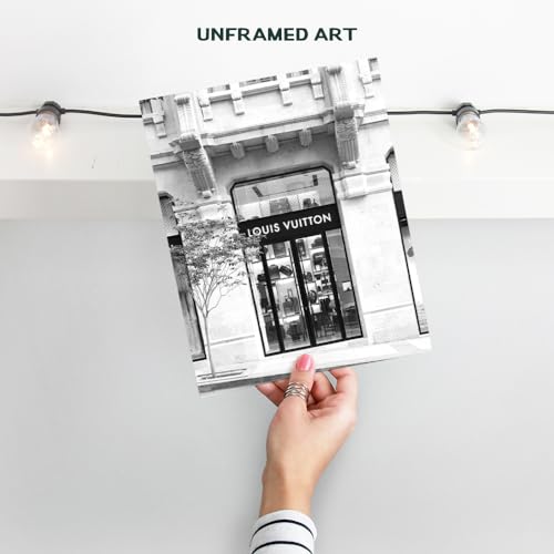 Photo of Designer Store Glam Wall Decor – Unique Designer Home Art Poster for Apartment Living room Bedroom – Chic Gift for Women Woman Wife Her Haute couture Fashion Fans– 8x10 Picture Print Wall Art