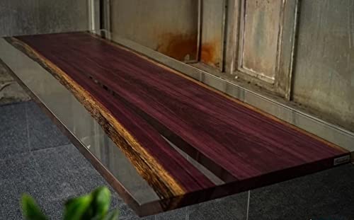 Personalized LARGE EPOXY TABLE, Resin-wood Dining Table for 2, 4, 6, 8River Dining Table Top, Coffee Table Top, Hallway/Living Room Table (without Stand, 36 x 20 Inches)