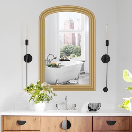 Arch Bathroom Vanity Mirror for Wall Decorative, 40