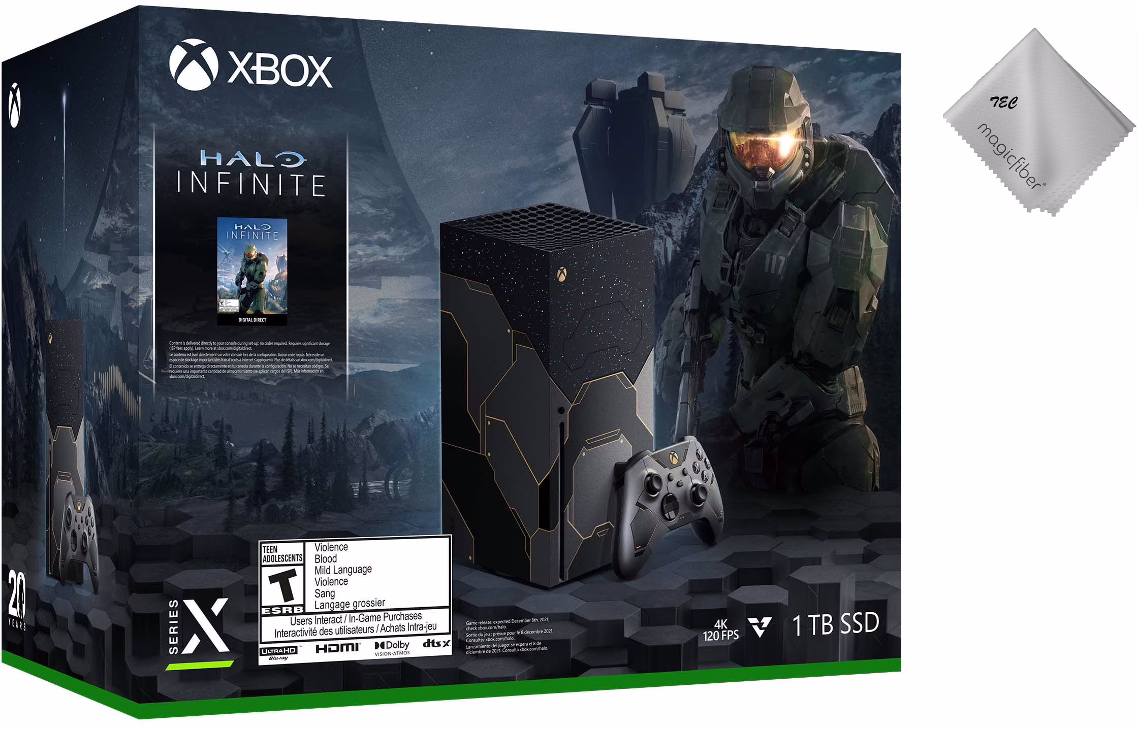 Microsoft Xbox Series X Halo Infinite Limited Edition Gaming Console - Black