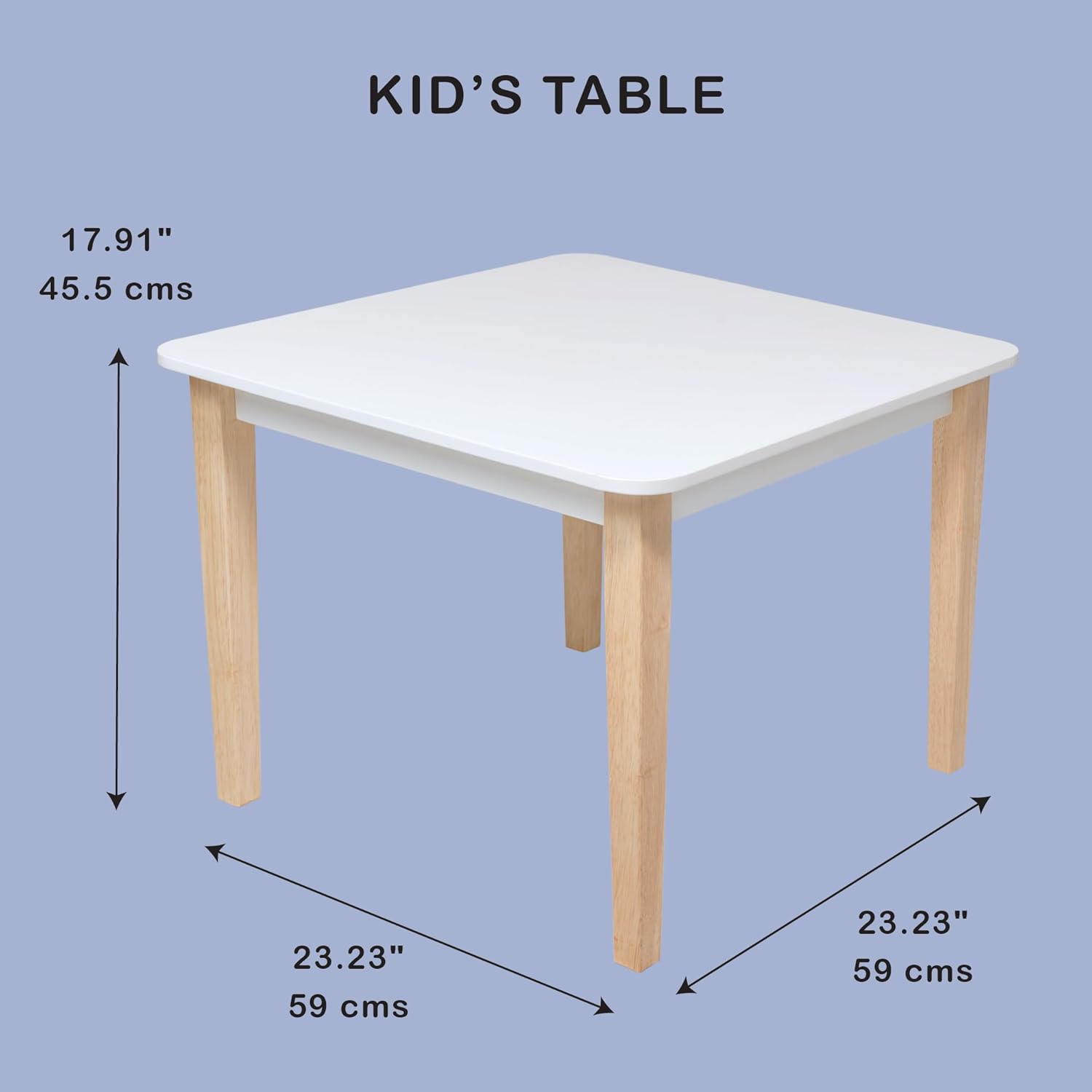 Toys - Kid's Table - Adorable Kids Size Art Play Game Table - Made with Premium Materials and Craftsmanship - Age 3+