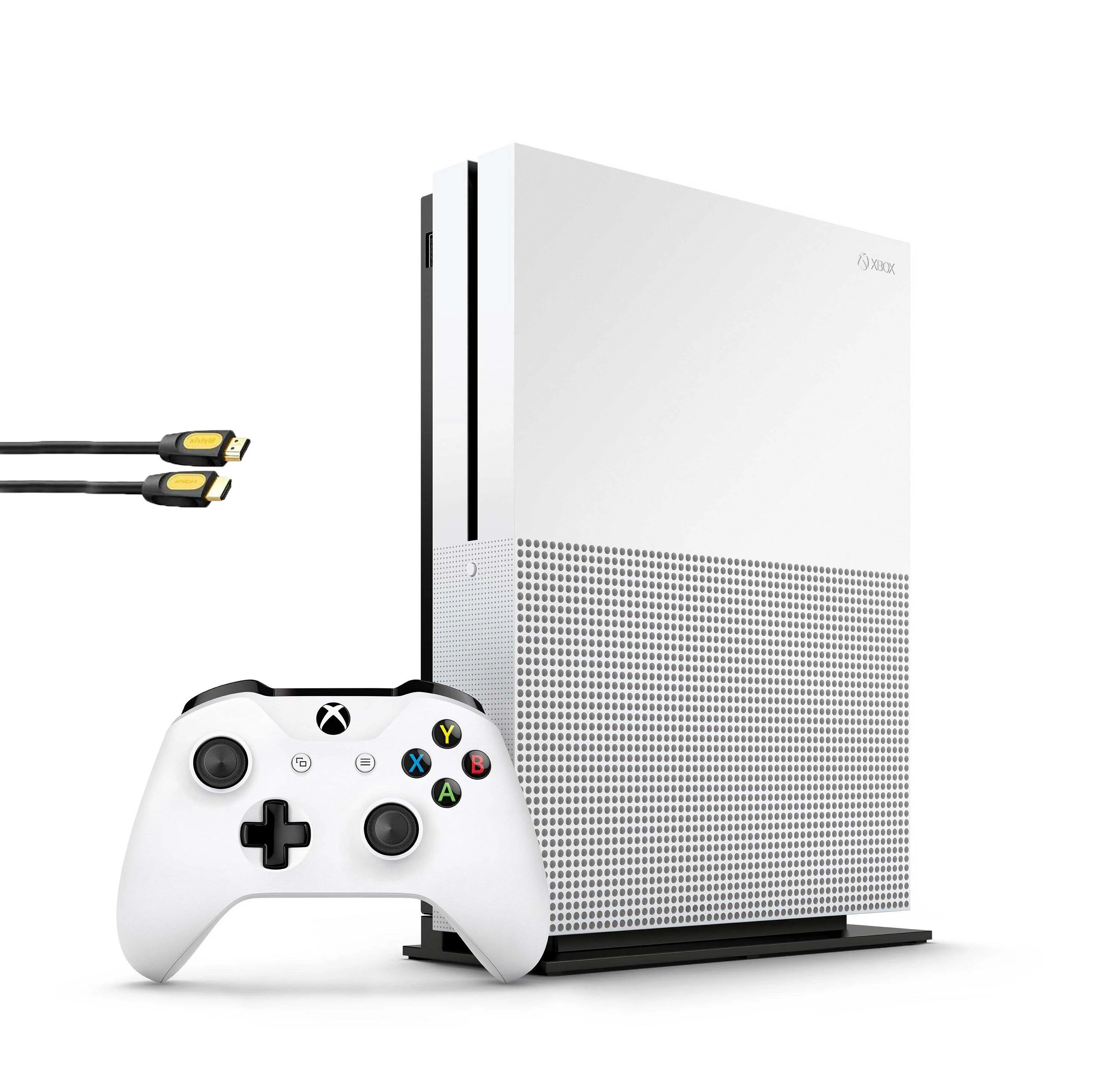 Pre-Owned Microsoft Xbox One S 500GB Gaming Console White with BOLT AXTION Bundle