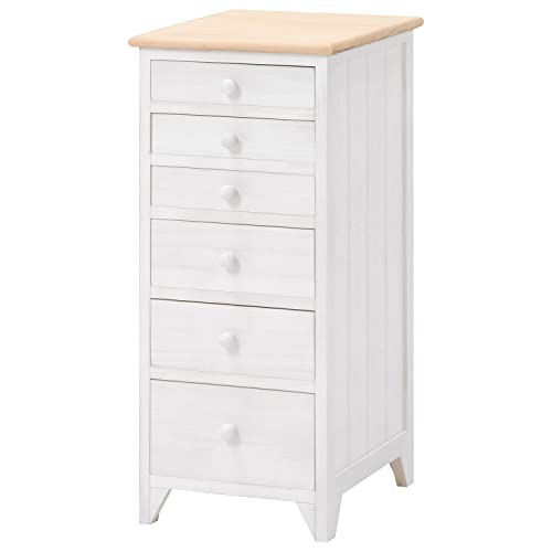 Shabby Taste Chest, 4段引き出し, natural white